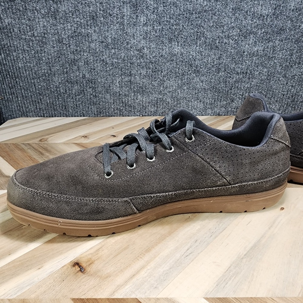 Lems Chillum Suede Mens 15 Bedrock Gray Minimalist Sneaker Lace Up Shoes - Picture 4 of 13